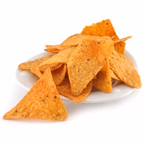 Le granule frit populaire de casse-croûte ébrèche la chaîne de fabrication de chips de maïs de tortilla de Doritos de nourriture